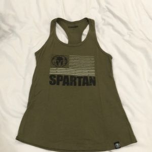 Spartan Flag Racerback Tank